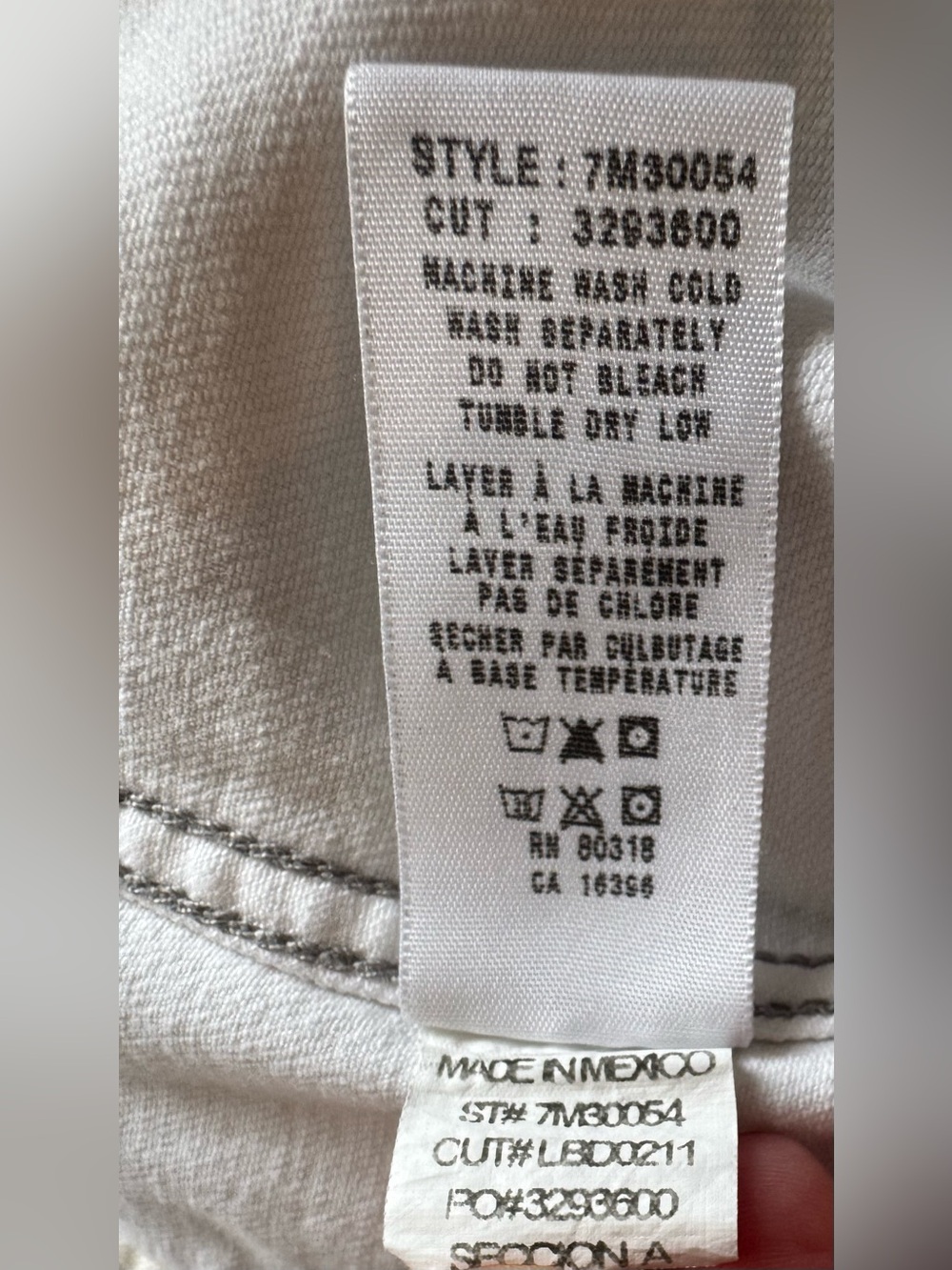 Vintage Lucky Brand Classic White Jean Jacket | Y2K Unisex Trucker Denim Small - Picture 10 of 12